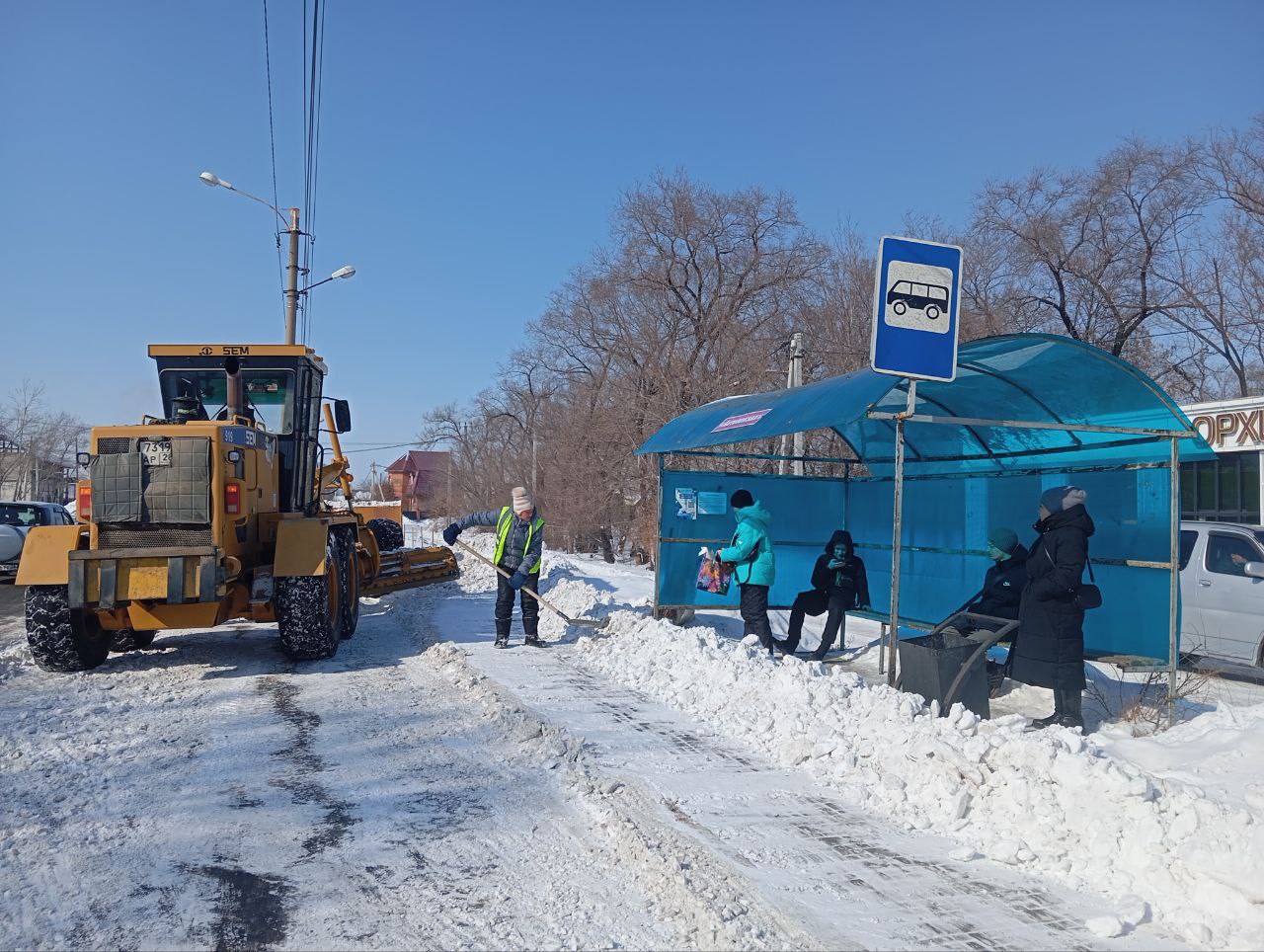 Белогорск продолжает борьбу с последствиями снежного циклона в режиме «Повышенная готовность» 
