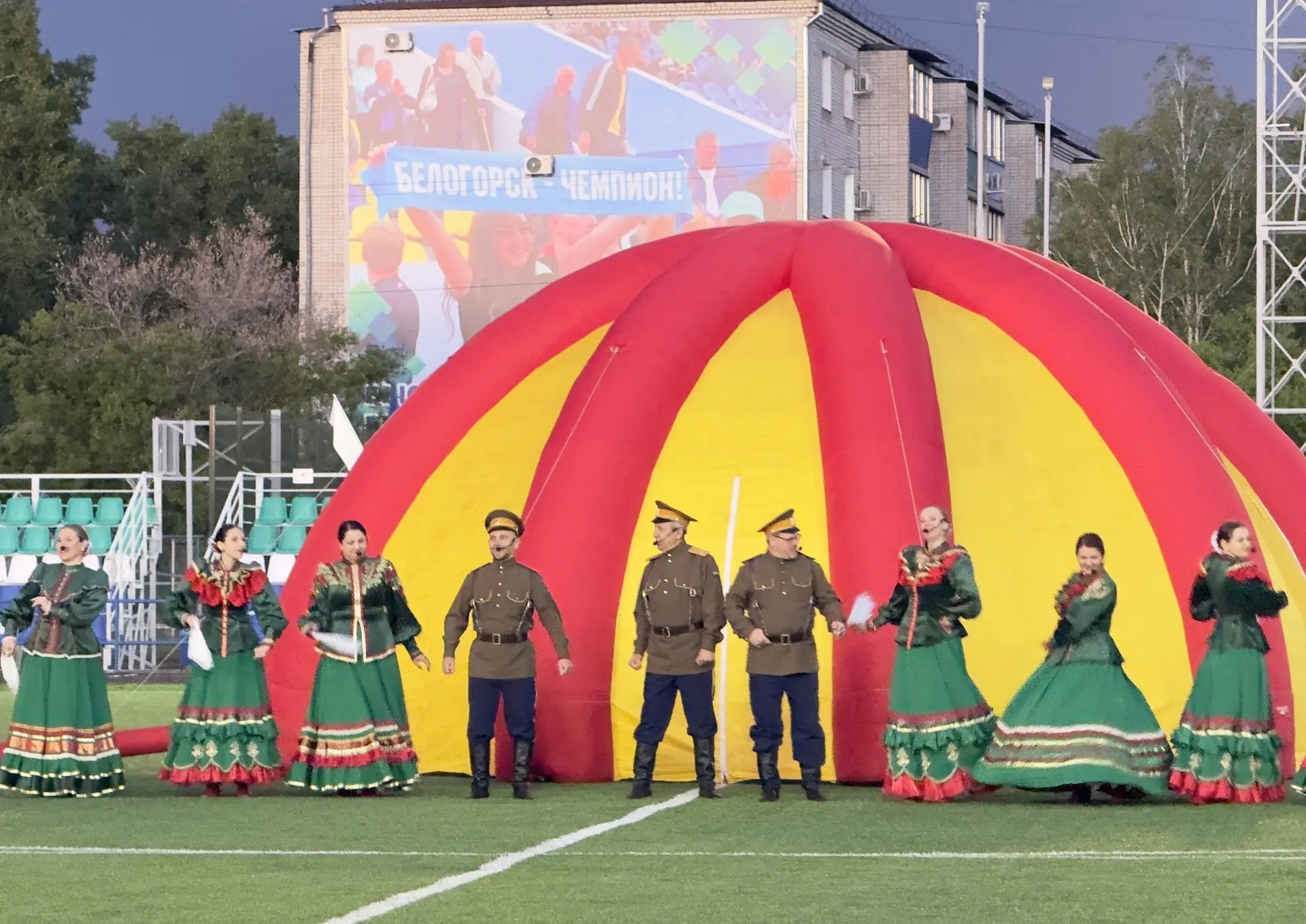 На стадионе «Амурсельмаш» впервые прошел концерт